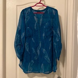 Light weight dress top with camisole tank top